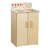 4-Piece Deluxe Wooden Preschool Play Kitchen Set: Sink, Stove, Refrigerator, and Hutch-126634359-38768759