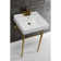 Edwardian Ceramic Rectangular 20" Console Bathroom Sink