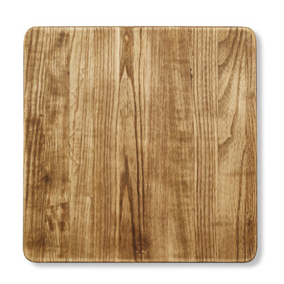 Barbary & Oak BO847025 Hoxton Vintage Square Chopping Board, Suitable for Food Preparation and Serving, Ash Wood