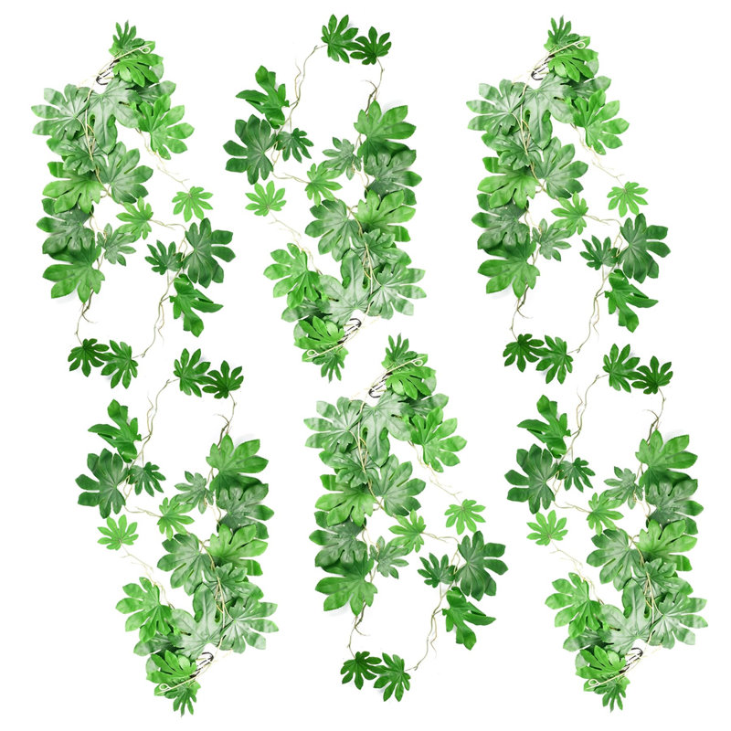 110 cm H Faux Foliage and Fern Plant
