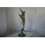 Paire de statues de poisson Marlin en bronze - Taille: L 16 po x l 7 po x H 31 po.