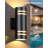 Smart Porch Light With RGBCW Color, Wifi App Control, Dusk To Dawn Sensor, Alexa & Google Assistant Compatible Outdoor Wall Sconce For Patio, Garage, And House