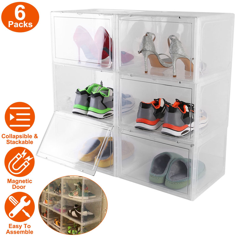 Boîte de rangement pour chaussures 6Packs