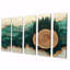Paysage de forêt de pins dans une glissoire en bois III - Art mural arbre - ensemble d'art mural traditionnel-768376015-768376050