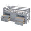 Lit mezzanine simple avec tiroirs Jangro Kids-1565207645
