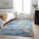 Premium Machine Washable Cerrito AMF512 Blue Rug