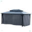 Outdoor Polycarbonate Double Roof Canopy
