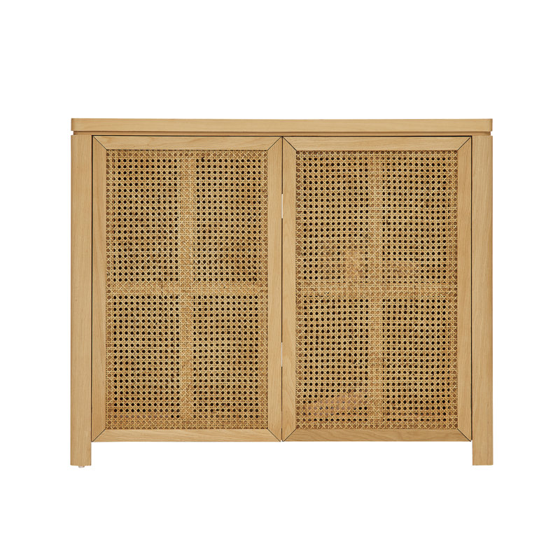 Buffet 39,4 po Mid-Century Modern, Naturel