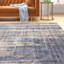Tapis gris / bleu fait à la main Billy-James-1714122770