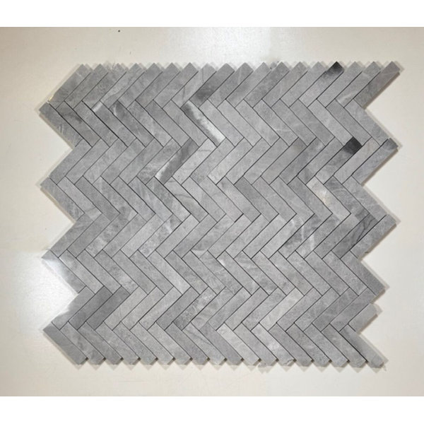 Polished Blue De Savoie 1"X4" Herringbone