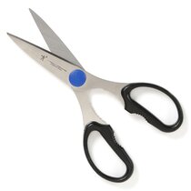 Linoroso Kitchen Scissors Heavy Duty Kitchen Shears with Magnetic Holder Made with Japanese Steel 4034 - Graphic,Cow