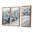 Toile avec cadre flottant brun
