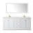 Avery 80'' Double Bathroom Vanity with Marble Top-51712115-51712114-80203489