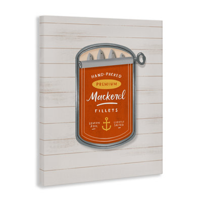 Nautical Mackerel Tin Canvas, design by Sandra Picco