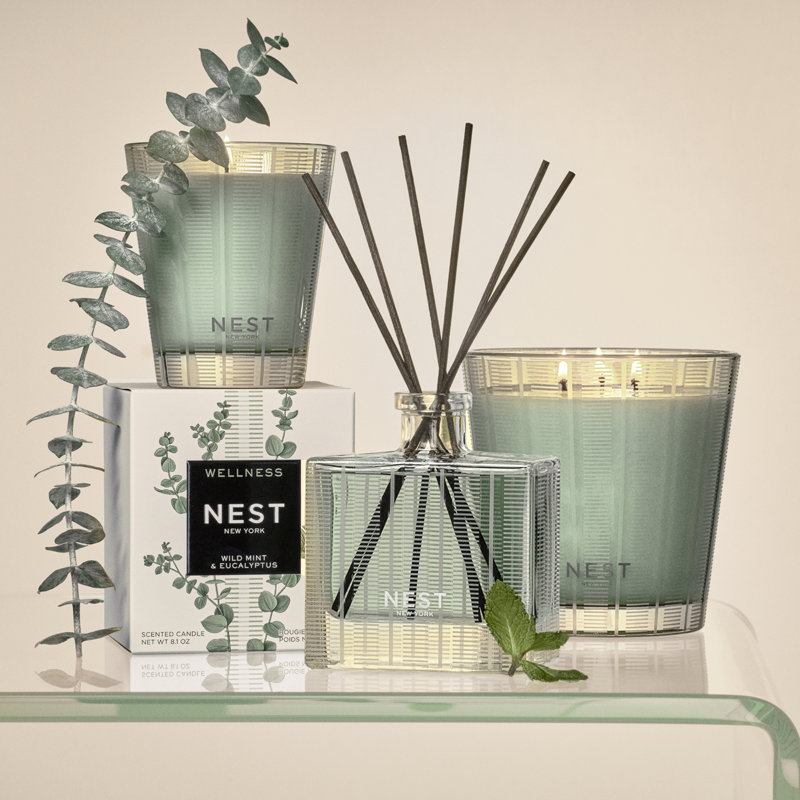 Wild Mint & Eucalyptus Votive Candle, Classic
