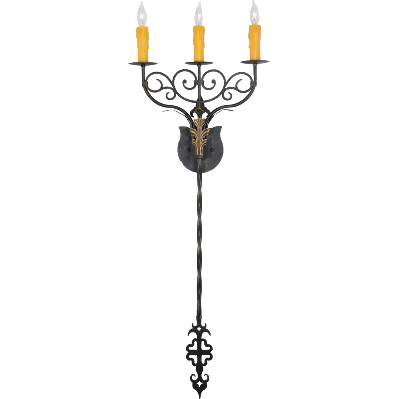 Merano 3 - Light Candle Wall Light