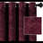 Luxury Velvet Curtains 95 Inches Long Thermal Insulated Blackout Curtains For Bedroom Foil Print Soft Velvet Grommet Curtain Drapes For Living Room Vintage Home Decor, 2 Panels,-617297414