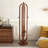 Oval Solid Wood Full Length Mirror