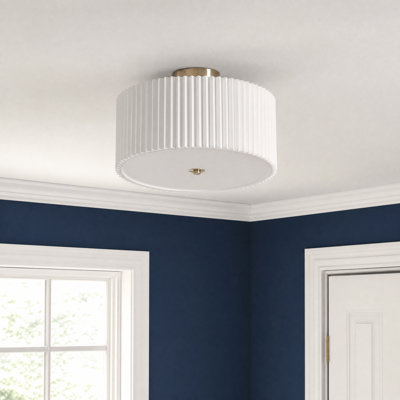 Pelayo Fabric Semi Flush Mount