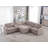Annistyn 131.9" W 7-Piece Corduroy Power Reclining Sectional with Storage-98837261