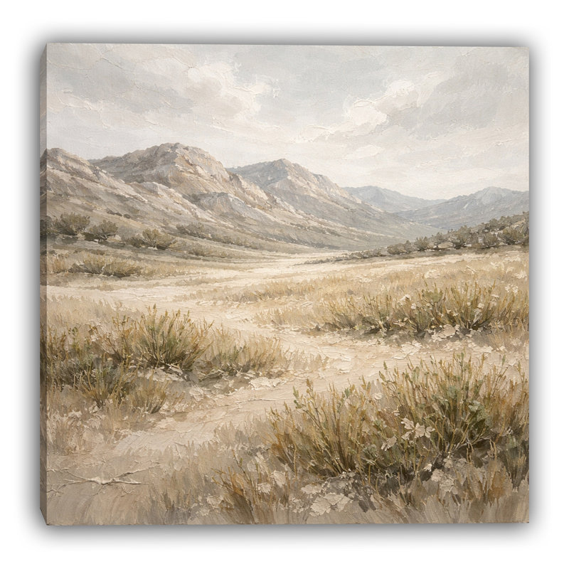 Art doré sur toile Golden Meadow, L 20 po x H 20 po x P 1,5 po
