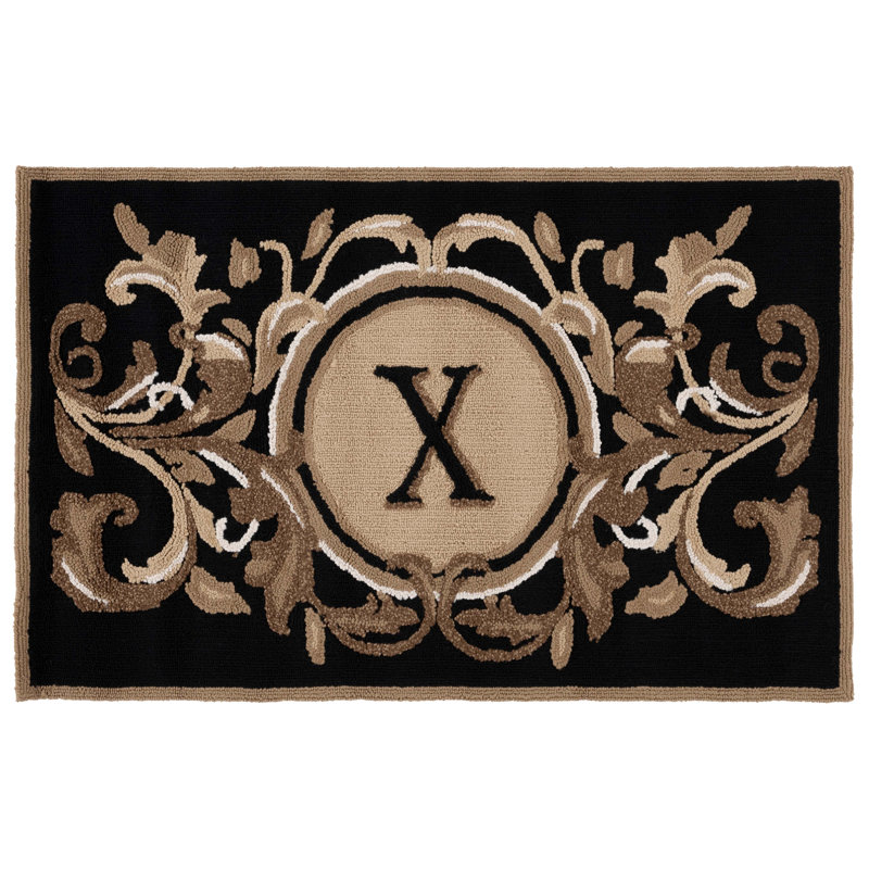 Paillasson Beldegg, L 30 po x L 48 po, Noir / brun, X