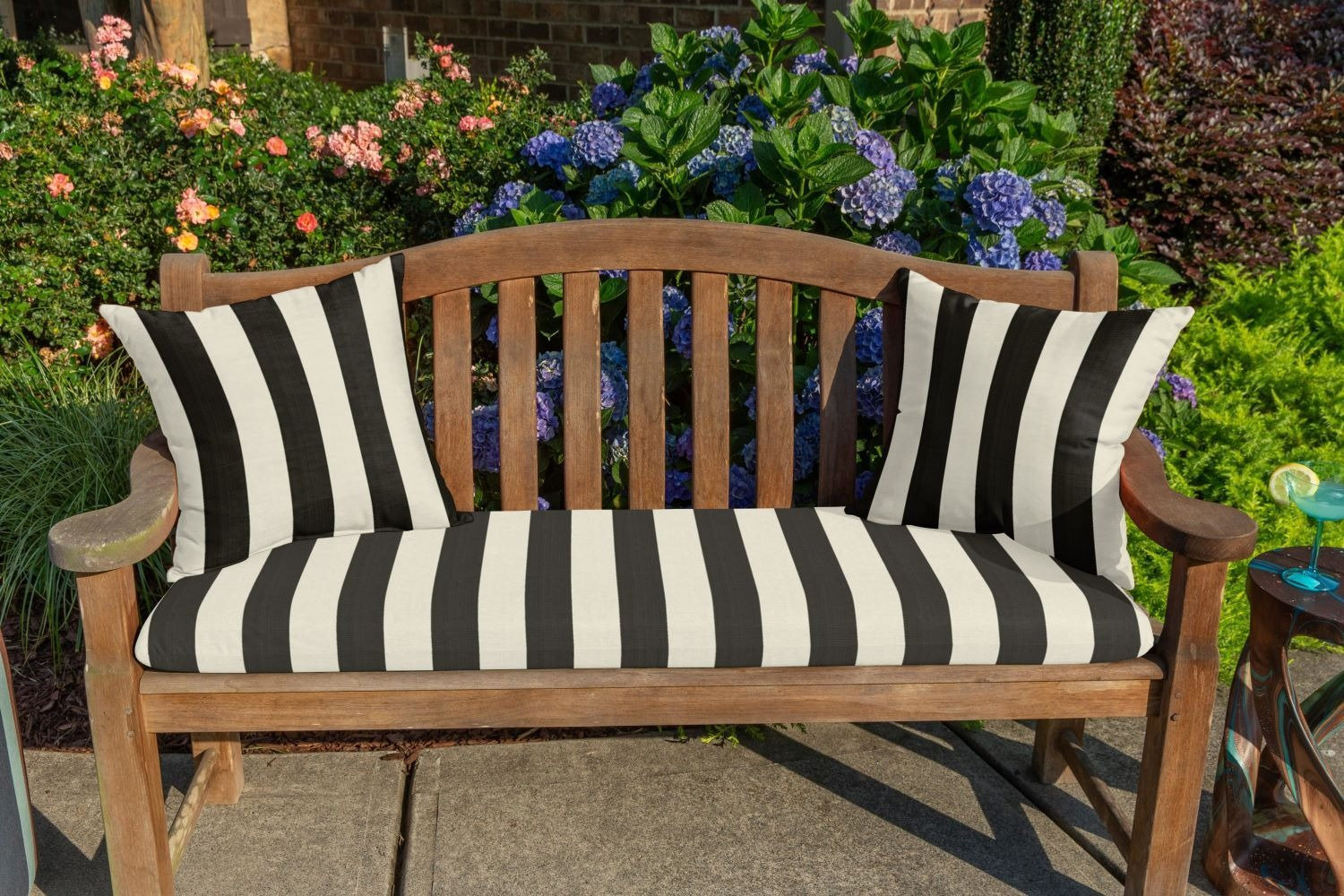 Sunbrella® Throw Pillow, Maxim Classic Sunbrella®, 15"H x 15"W