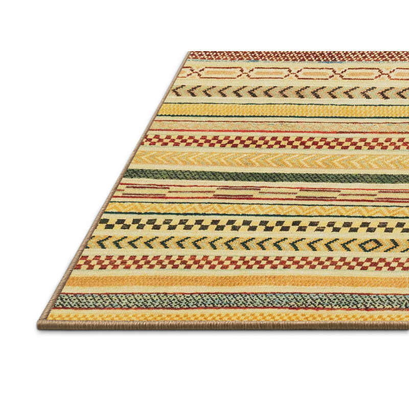 Abstract Indoor Rug, Rectangle 4' x 6'