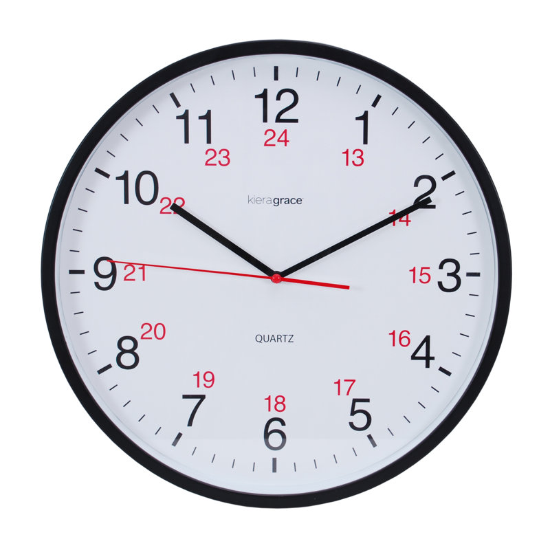 Horloge murale 12" silent