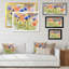 Coquelicot et bleuet sur un pré - Reproduction de photo sur toile-1699113683-1699113682