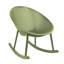 Chaises berçantes de patio tropicales de style Mid-Century moderne, chaises berçantes en forme d'œuf, chaises d'appoint intérieures en plastique toutes saisons avec design perforé respirant pour patio, balcon, véranda et bord de piscine, vert-487010665