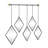 Limaville Solid Wood Geometric Wall Mirror