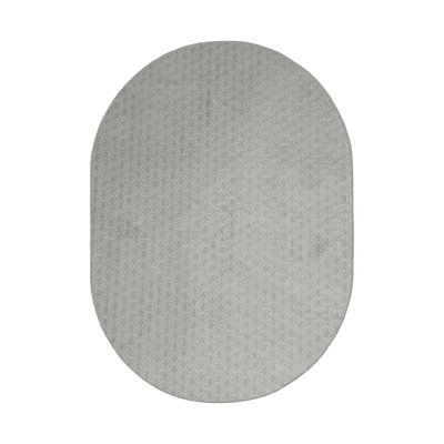 Tapis géométrique gris