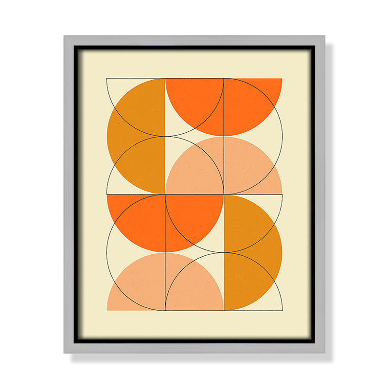 «Imaginaire 2» par Blue, Framed Canvas, Flottant argent, L 9,5 po x H 11,5 po