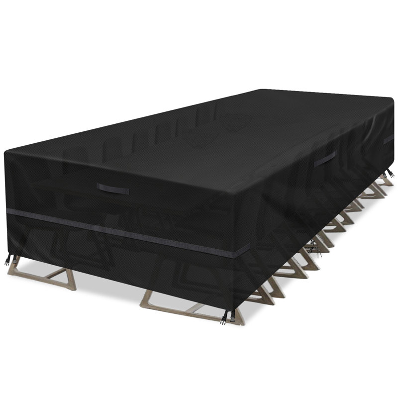 Ensemble de meubles d'extérieur 600D imperméables 600D pour grand canapé pour 8 à 14 places 137 "x 102" x 35 "