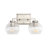 Nella 2 Light Bath Vanity with Ribbed Clear Shade-1166812924