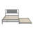 Adjustable Full Wood Bed With Trundle