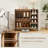 Shoe Storage Cabinet With Flip Doors Adjustable And Removable Shelves For Entryway