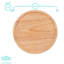Argon Tableware Round Wooden Chopping Board