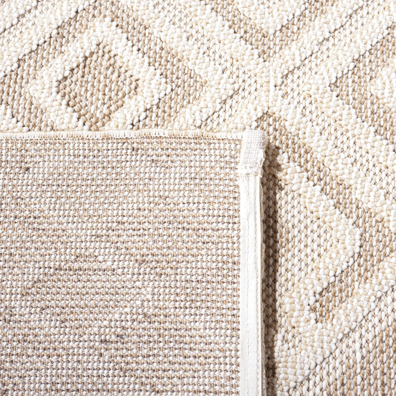 Dennishia Performance Geometric Rug, Square 6'7"