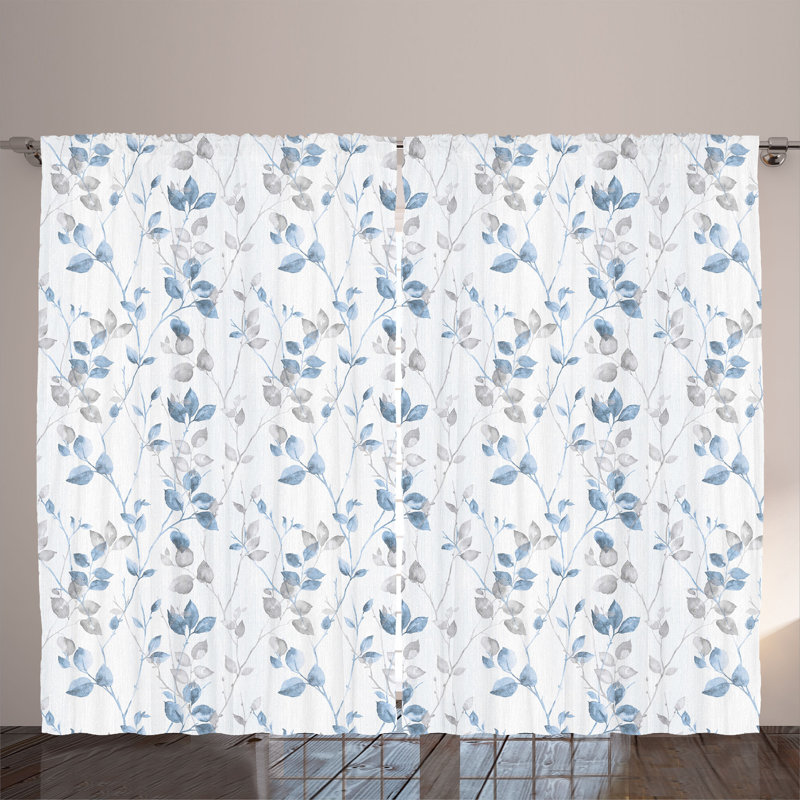Semi Sheer Curtain Pair