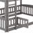 Bunk Bed With Slide,Fence And Ladder-415820331
