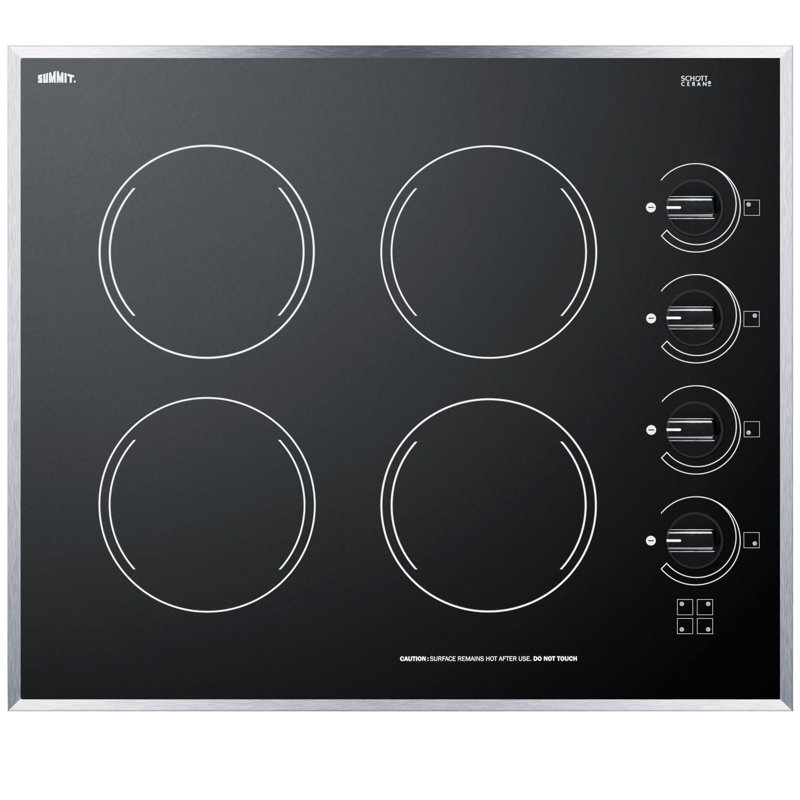 Summit Appliance 24" Electric Cooktop, Black