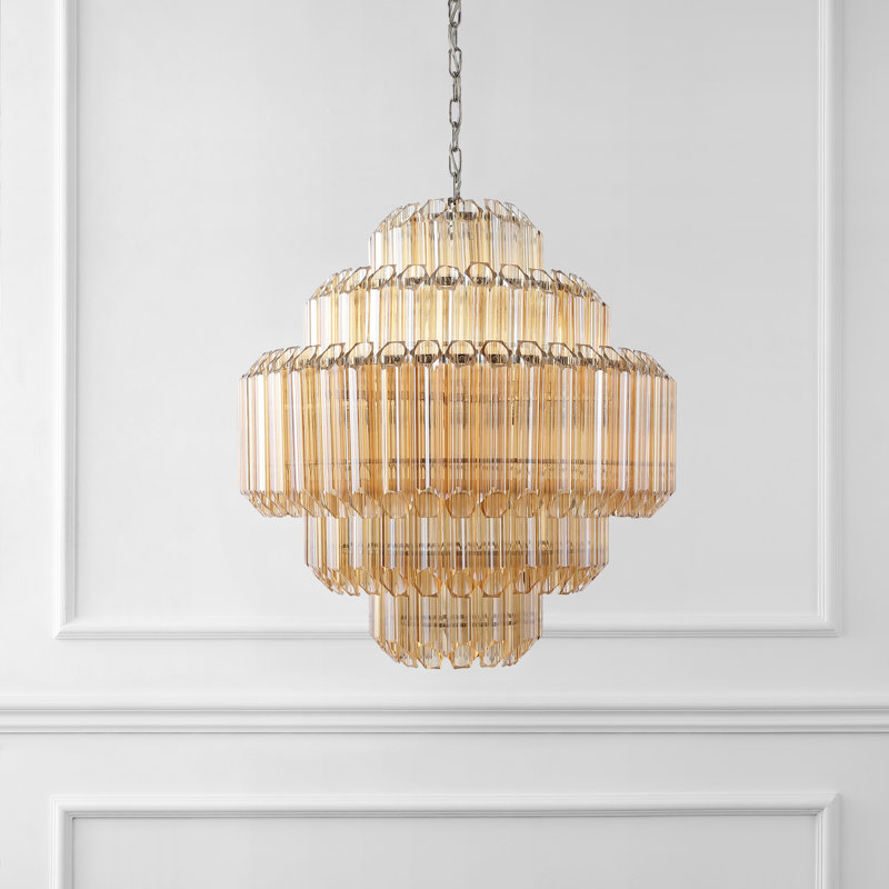 Lustre en cristal à 9 niveaux Ebtisam