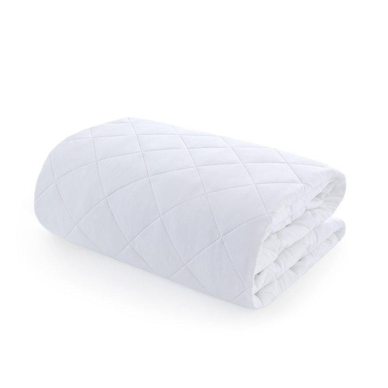 Protège-matelas matelassé antimicrobien blanc matelassé Pinsonic, Grand lit