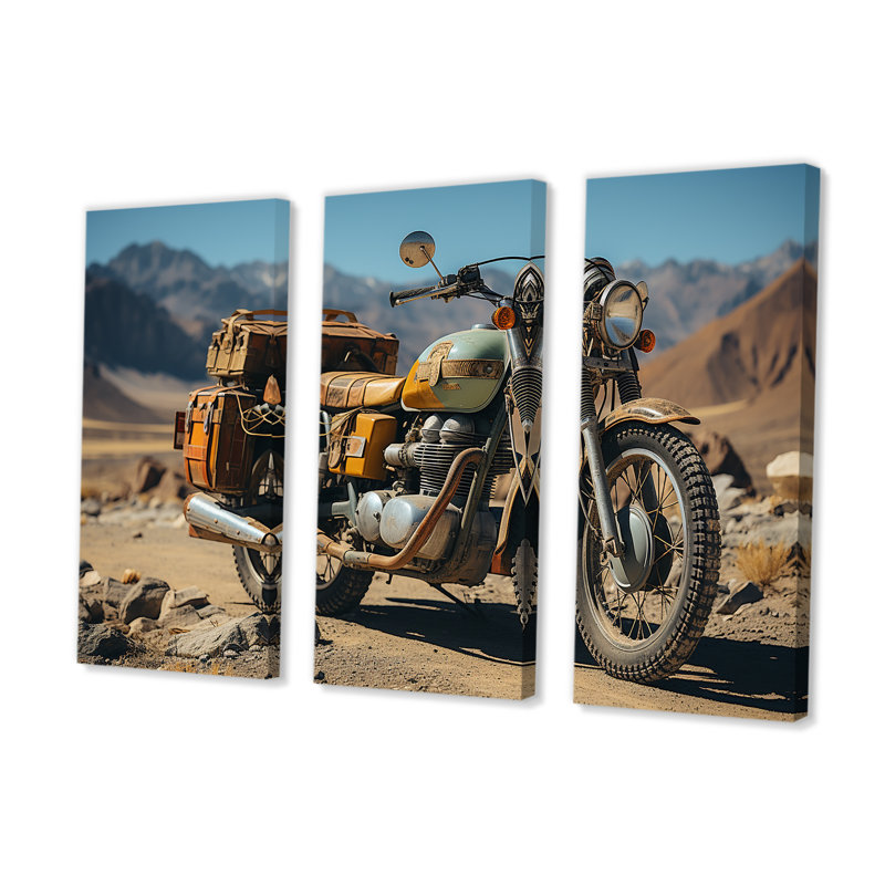 «Rustic Adventure», ensemble d'art mural sur toile, H 28 po x l 36 po x P 1 po