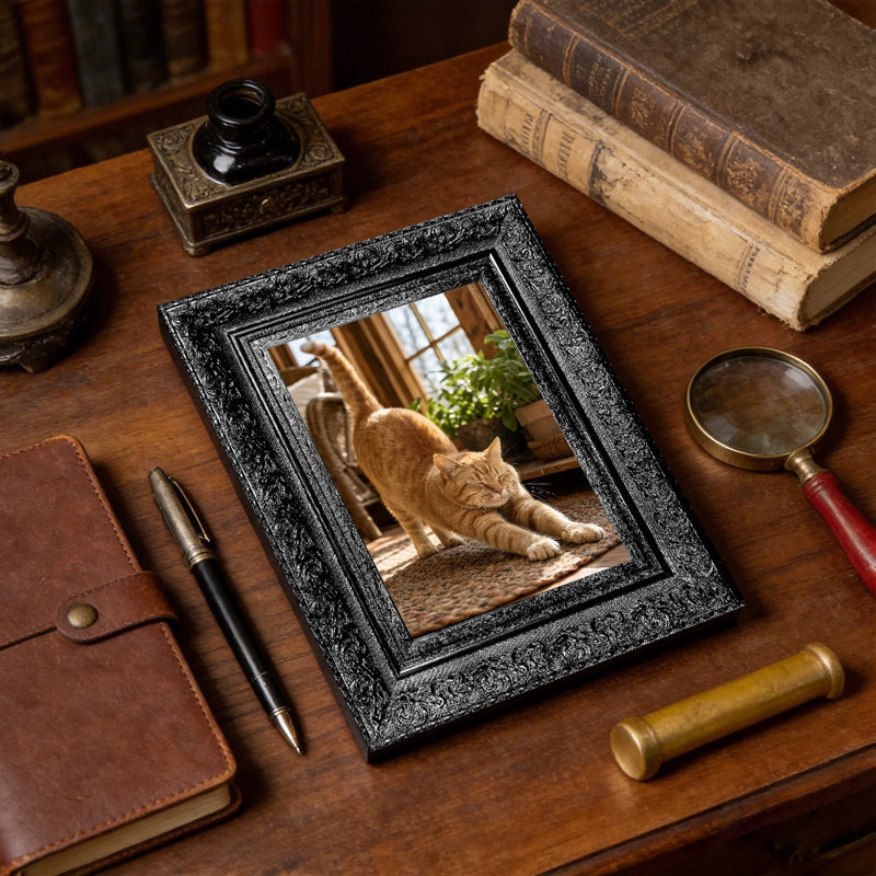Cadre photo noir 1PC 11 "x 14" noir avec changement de photo facile, Black, 1, 11" W x 14" H