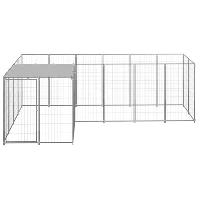 Pittman 43.31 cm H Metal Yard Kennel with Pet Door