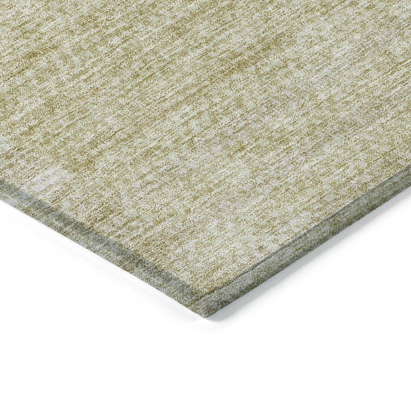 Tapis intérieur lavable rayé beige et ivoire 8 pi x 10 pi