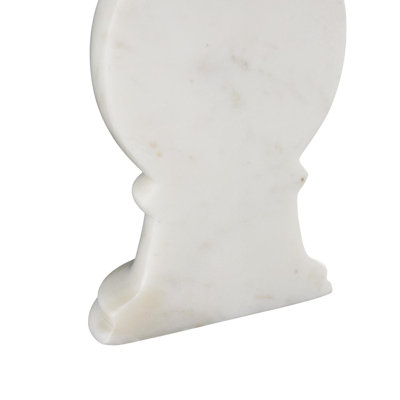 Marble Sleek Globe Bookends